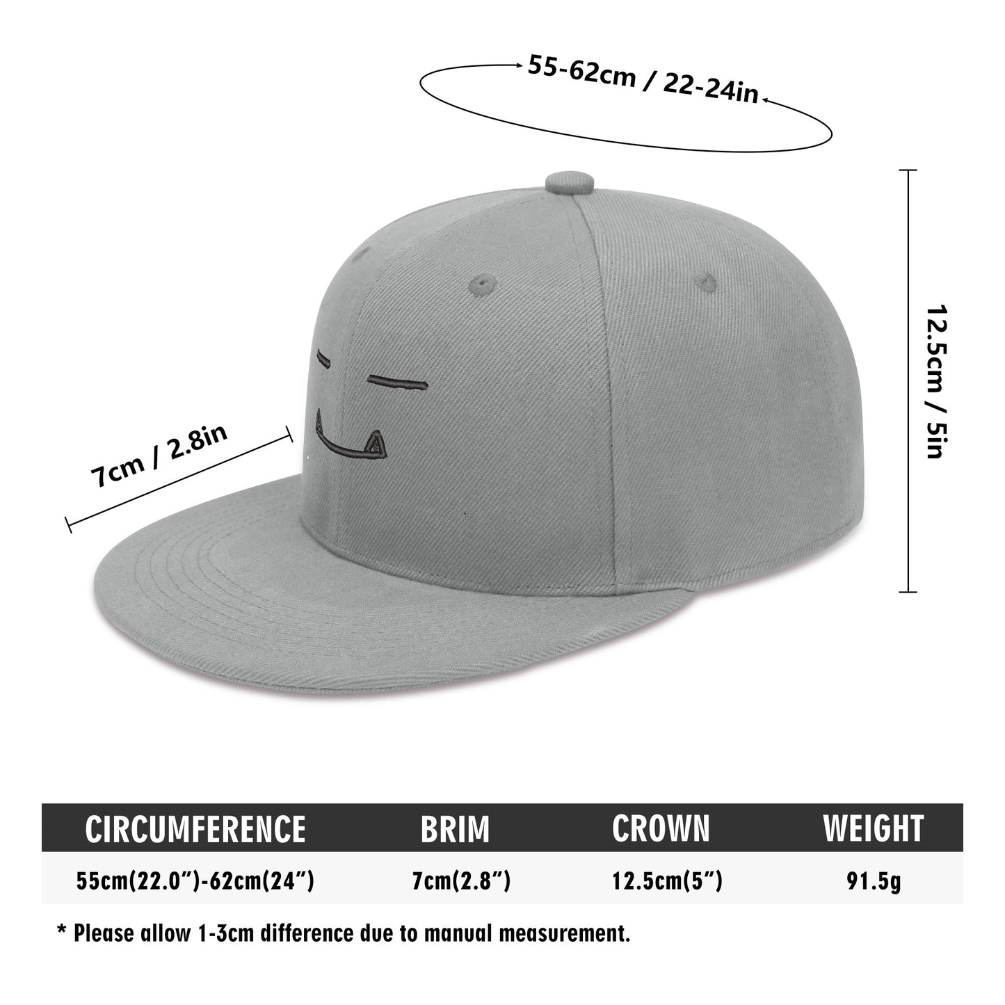Snap-back hat