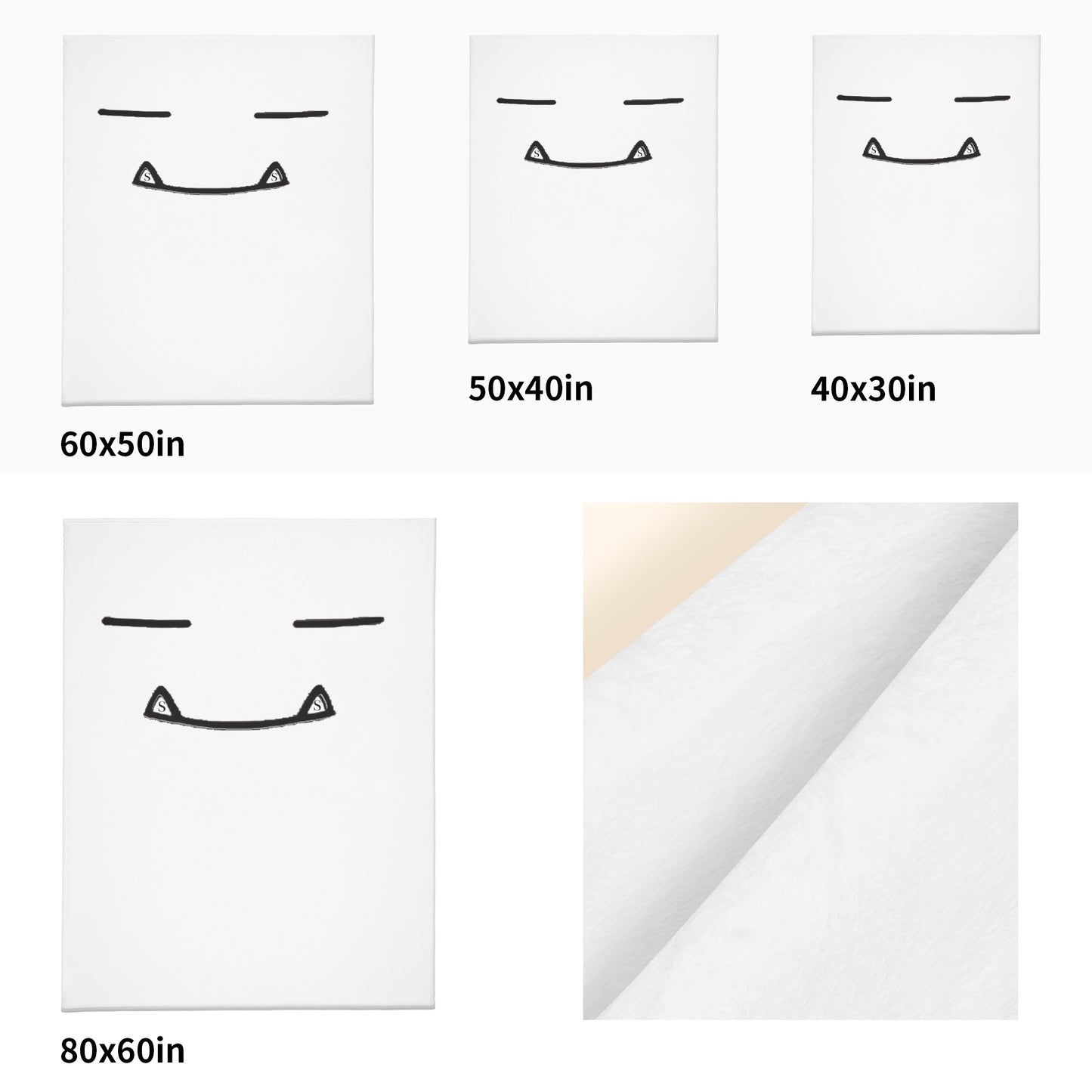Long Vertical Blanket 4 Sizes