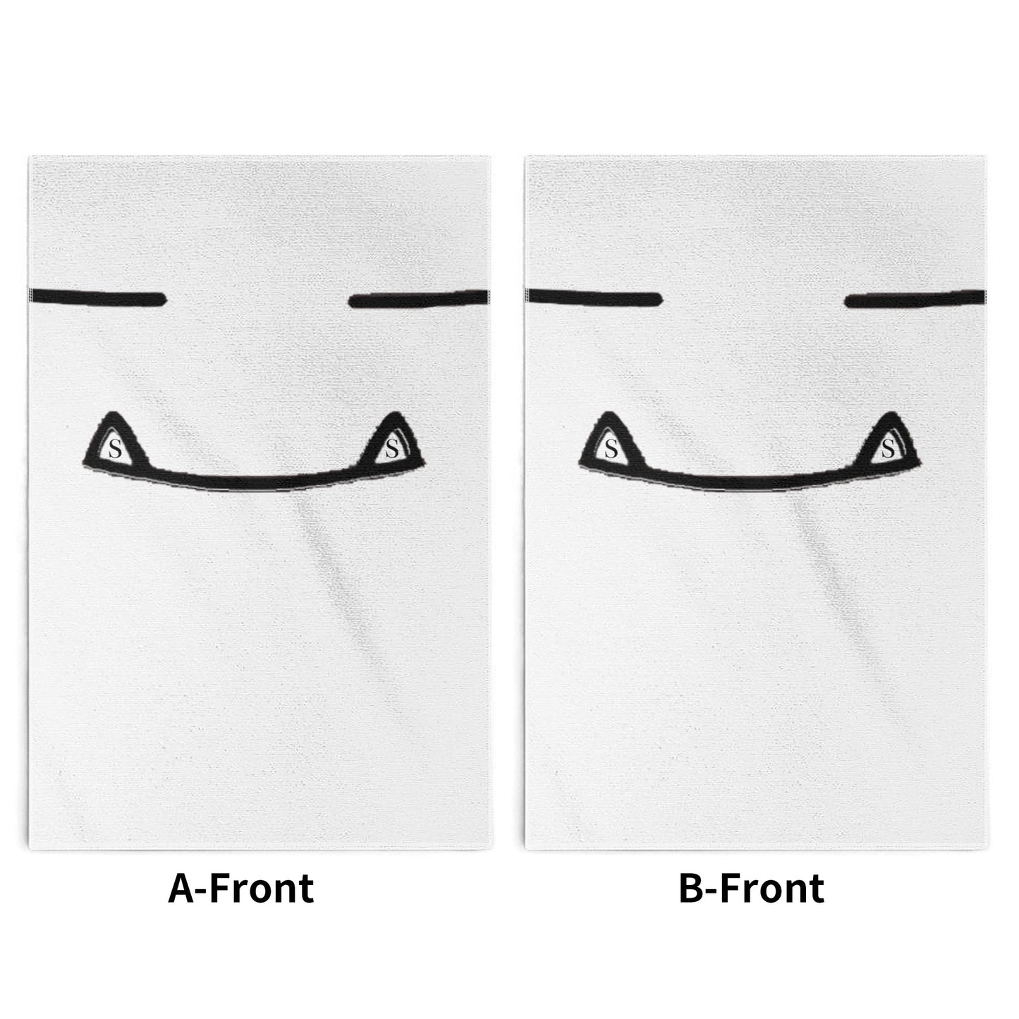 2-Pack Printed Soft Hand Towel Set for Bathroom Gym and Travel